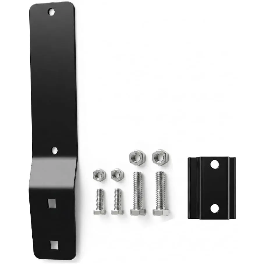 Heavy-Duty Steel Slow Moving  (SMW) Sign Mounting Bracket Kit –  Fit for Triangle Signs with Standard International Holes - Durable & Secure Installation