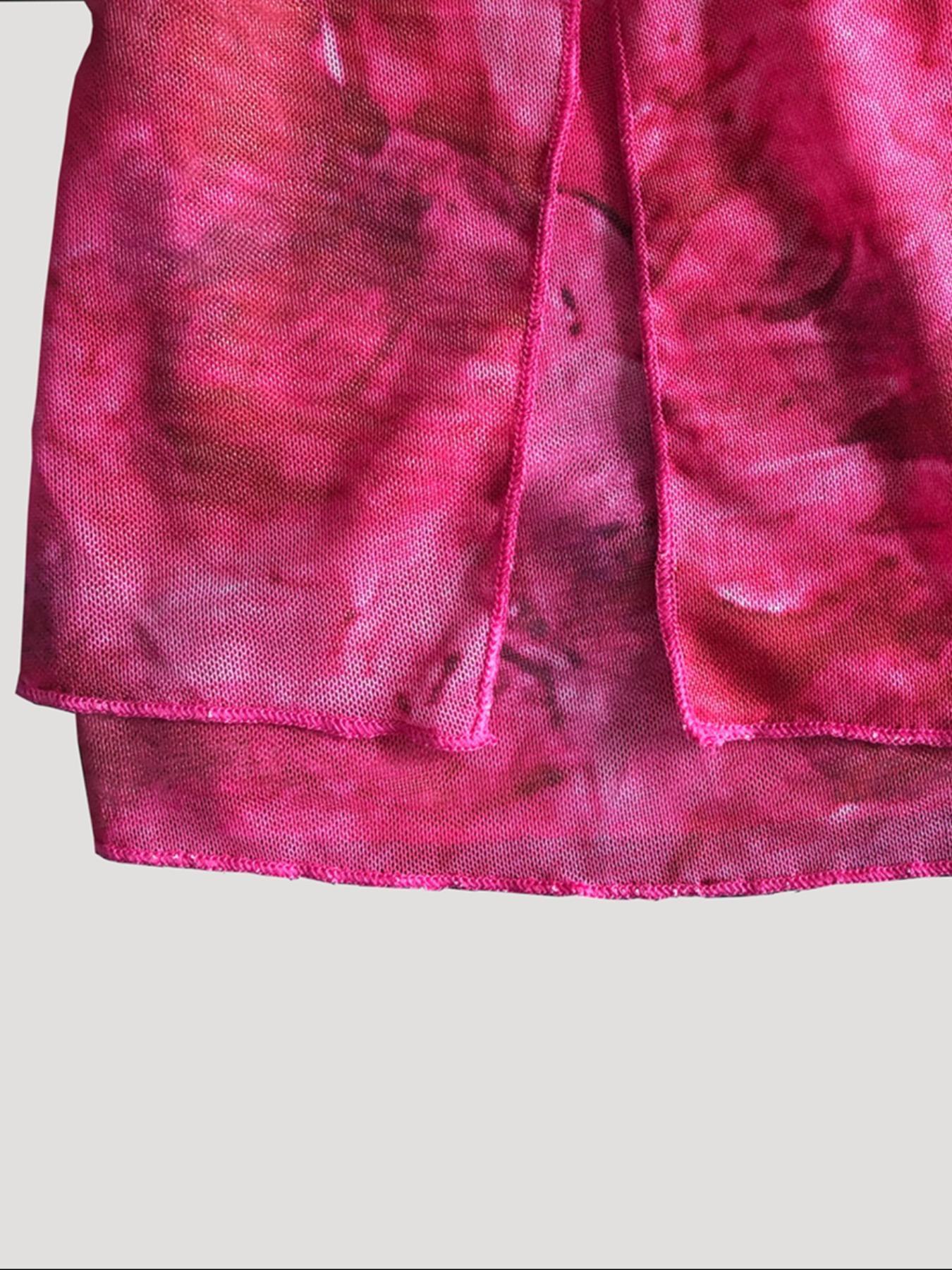 Women's Fashion Printed Vacation Beach Set, Sexy Backless Crop Top and Split Skirt Two-Piece Set, Trendy Summer