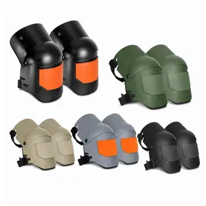 Ultra Flex Hybrid KneePro Professional Heavy-Duty Knee Pads Suitable for Construction Work, Gardening, Roofing & Flooring - Gel Cushioning & Shell for Men & Women, Built-In Gel Padding for Joint