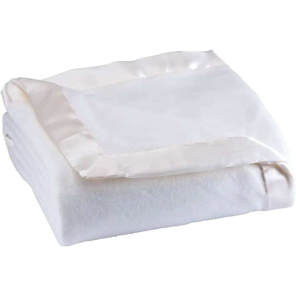 Fleece Blanket with Luxurious Satin Binding Edges, Lightweight | & Machine Washable | ,