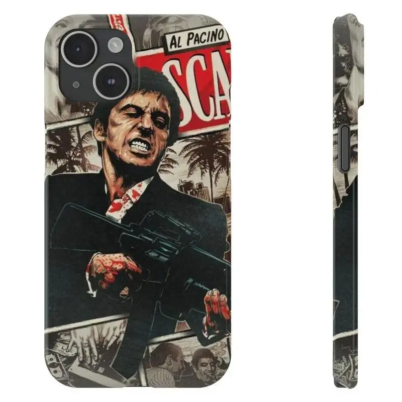 Scarface Vintage Phone Case Suitable for iPhone 17-11 Pro Max/Plus and  Samsung Galaxy S23-25