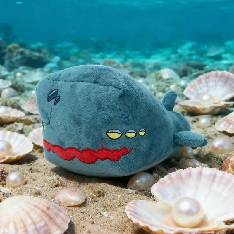 25cm Soft Shark Plush Toys Kawaii Animal Dolls Exquisite Throw Pillow Multi-functional Decorative Item Birthday Gifts For Friend