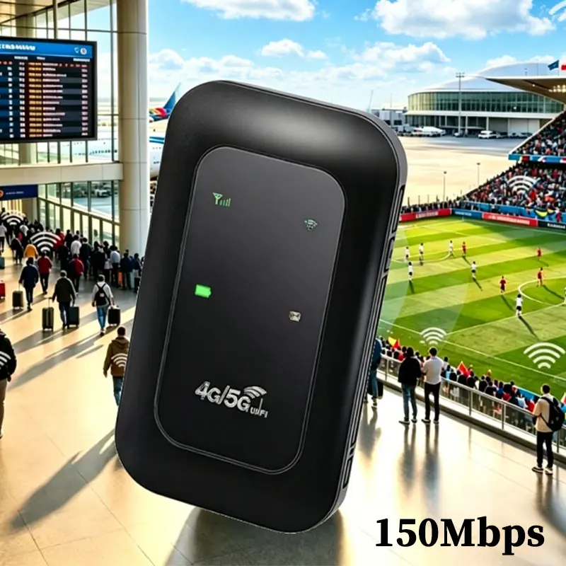 5G/4G LTE Mobile Hotspot, Dual Band(5G/4G) Mobile WiFi,150Mbps High Speed, Portable WiFi Hotspot for Overseas Travel, Travel, Camping, RV, Outdoor, Supports 10+Devices,Hotspot Device