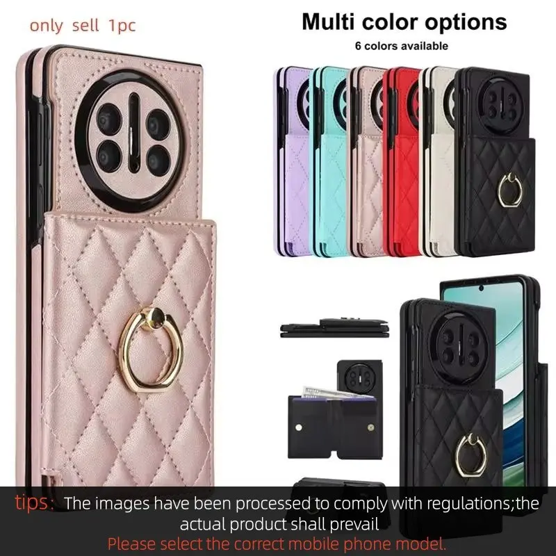 Fashion Multi-functional Card Wallet Holder Stand Leather Case For Huawei Mate X5 Case  for Huawei Mate X3 Cover