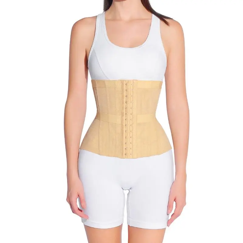 Double-layer super elastic fabric, multi-layer stacked compression to wrap every inch of midsection