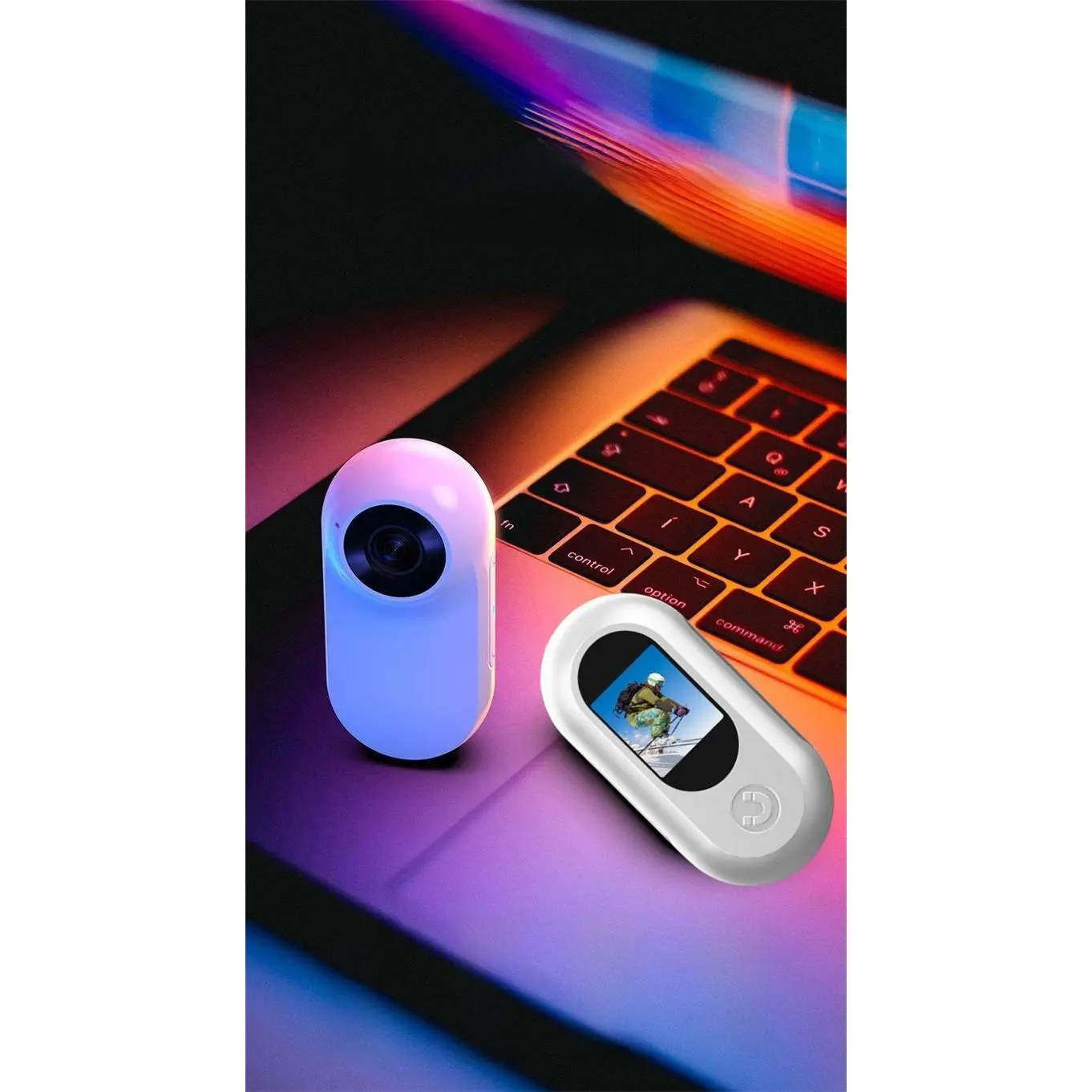 Portable Magnetic 1080P Mini Body Camera with Clip, LCD Screen, Memory Card & Recording Function - Wearable Compact Pocket DV Cam for Cycling, Sports