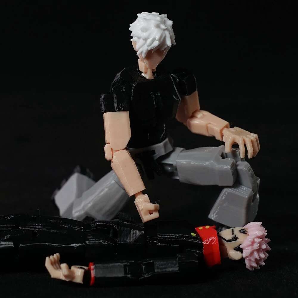 3D Printed Jujutsu Kaisen Model Toys Action Figures Gojo Satoru Anime Multi-Jointed Toys Ryomen Sukuna Mannequin Ornaments Gifts