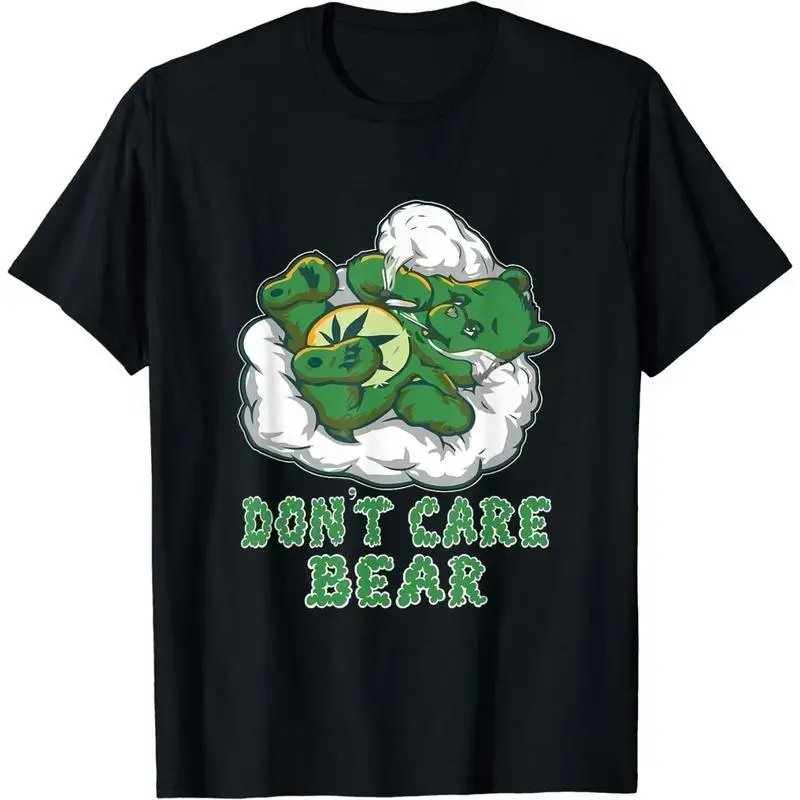 Women's Cotton Short-Sleeve Comfortable Fit Unisex Tops - Classic Casual Apparel with Personalized Funny Bear 4:20 Stoner Graphic, Adult Gift, Womens Gifts, Graphic Print, Casual Tee, 100% Cotton
