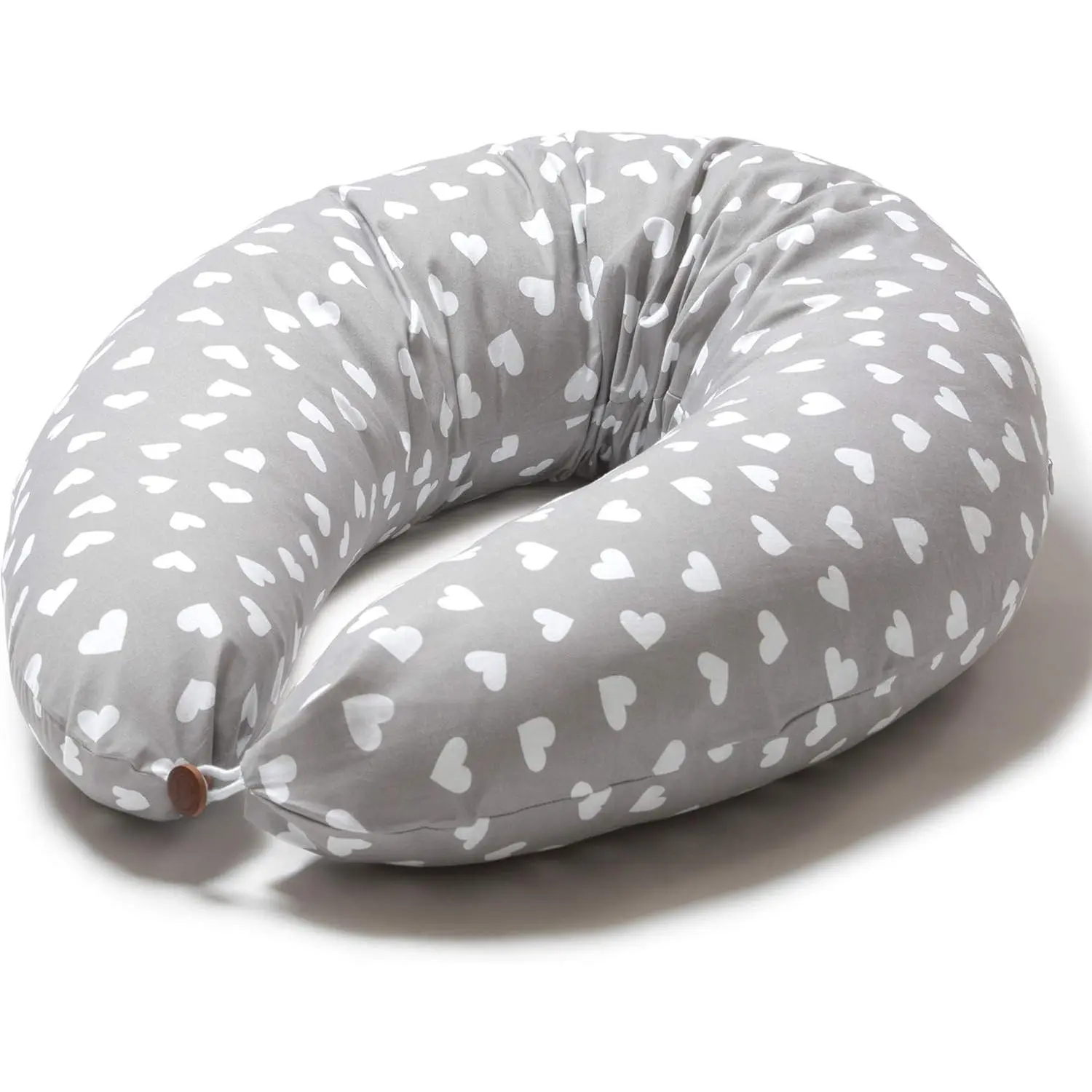 Pregnancy Pillow & Baby Feeding Pillow - 2022 Double Platinum Winning Maternity Pillow, 100% Cotton Pregnancy Pillow Cover, Machine-Washable, Pregnancy Must Haves