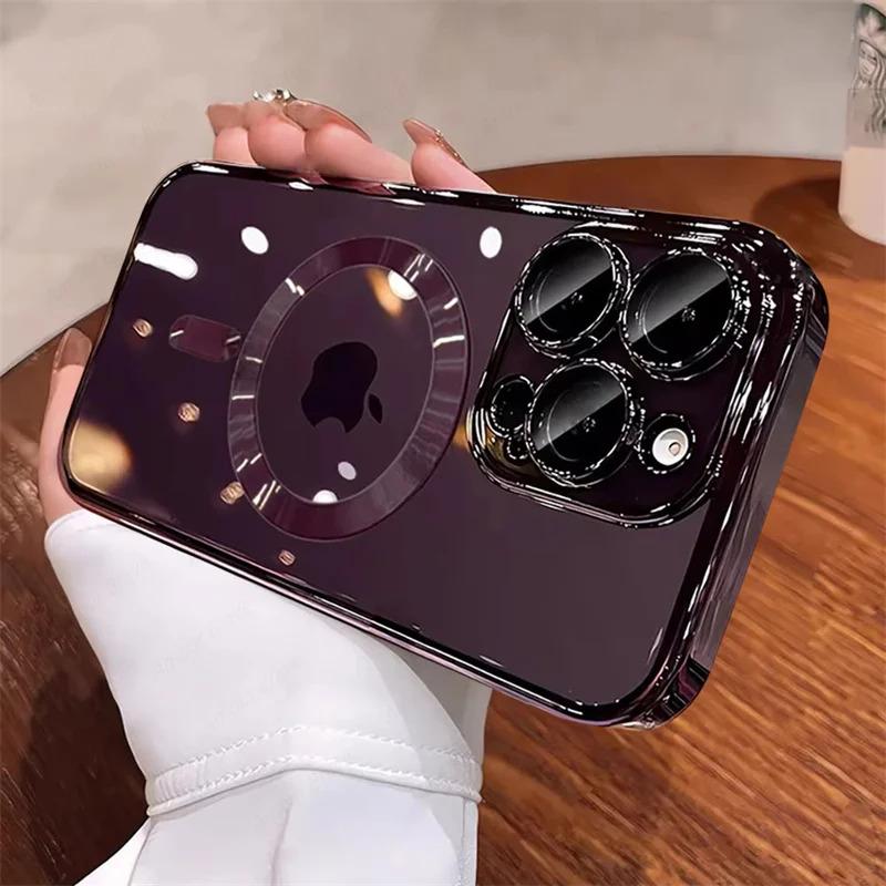 New Official Desert Gold Phone Case For iPhone 17Air 17 16 15 14 13 12 11 Pro Max Plus Clear Magsafe Magnetic Lens Protect Soft Cover