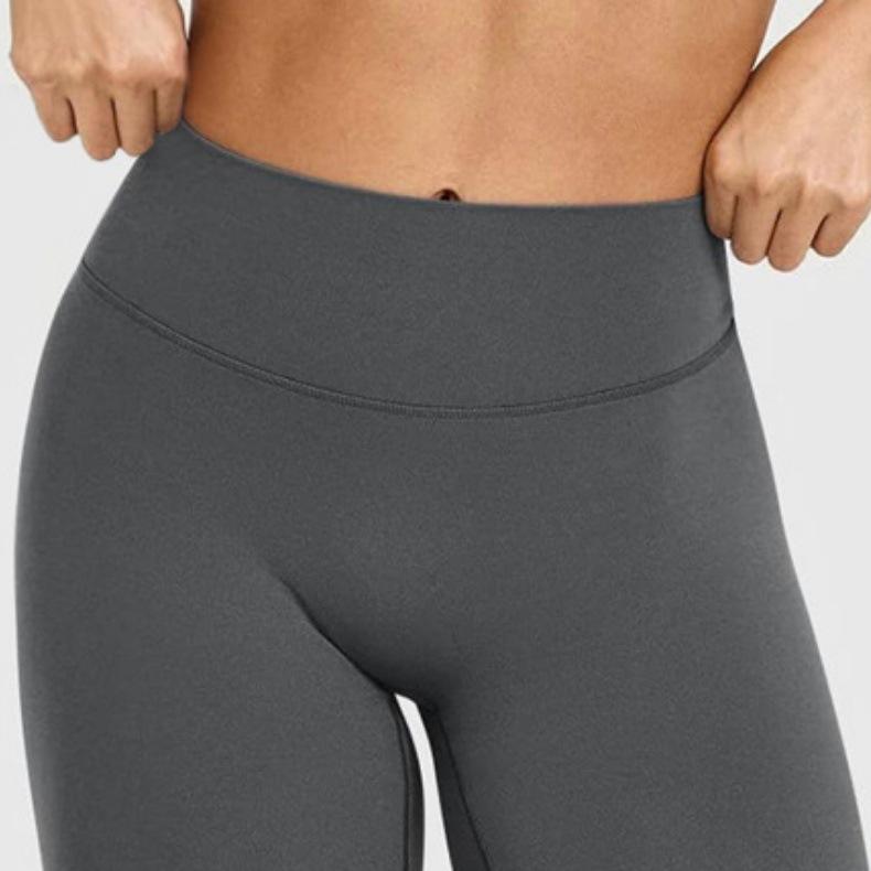 Tight-Fitting Wide-Leg Yoga Pants, Butt-Lifting Peach Butt High-Waisted Straight-Leg Sports Fitness Pants For Women