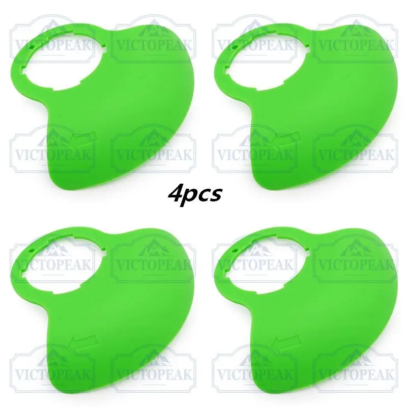 Lithium Battery Lawn Mower Guard (4-Pack), Electric Lawn Mower Accessories, Grass Deflector, Garden, Small Lawn Mower Parts Suitable for replacement parts of small lawn mowers The guard plate installed on the electric lawn mower