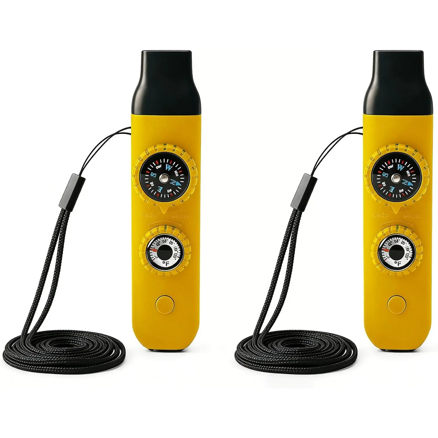 Multifunctional   Whistle for  with Compass Hiking , Thermometer &  Lanyard |  Safety Gear for Hiking, Camping, Kayaking, Boating, Climbing