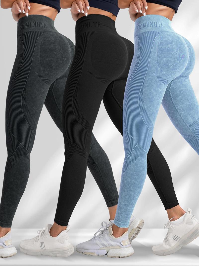 Women's Solid Sports High Stretch Leggings, Ladies Sportswear, Workout Gym Leggings, Fitness Yoga Pants for Women