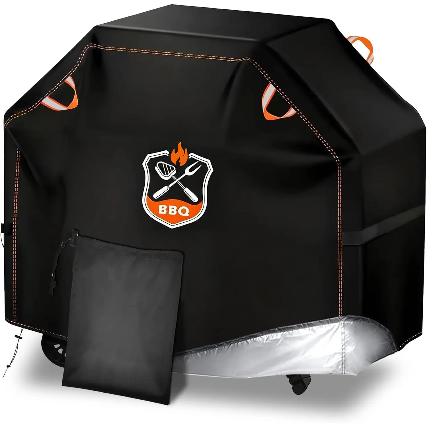 Grill Cover,  58" BBQ Grill Cover for Outdoor Grill, , Weather Resistant, Fade Resistant Gas Grill Cover with Adjustable Double Straps for , , Nexgrill, etc