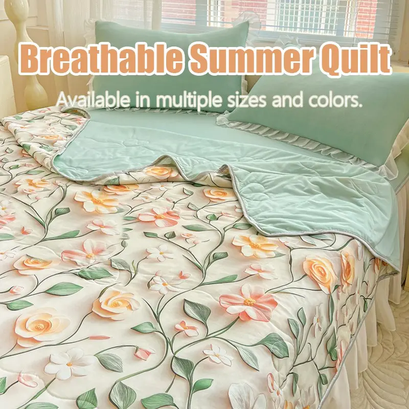 Summer Cool Feeling Blanket, Thin Bedding, Adult & Child Air Conditioning Blanket, Multiple Colors Available, Blankets For Bed