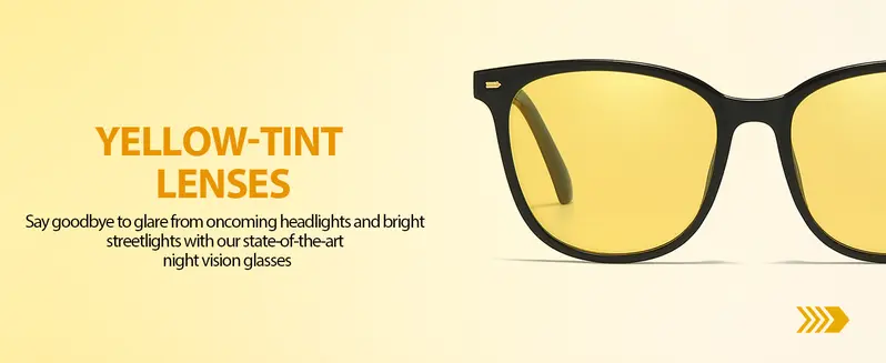 Night Vision Driving Glasses for Men Women Anti Glare with Yellow Lens UV400 Protection Polarized Tortoiseshell Sunglasses Gift for Her
