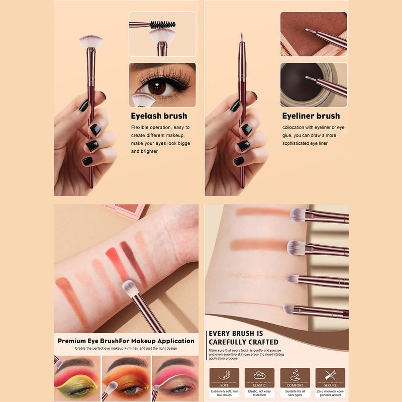 Makeup Tool Set, Makeup Brush Kit, 1 Set Makeup Brushes & Sponge & Finger Powder Puff & Wash Bag & Brush Bowl & Wristbands & Headbands, Professional Makeup Tools for Women