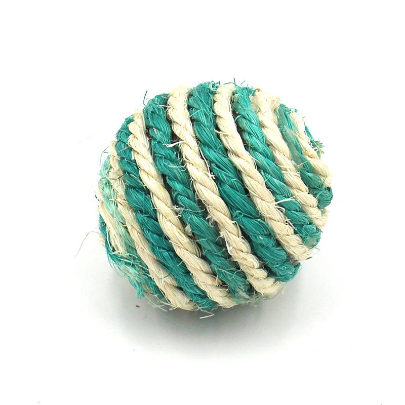 Cat sisal ball, cat toy ball, cat teasing and walking toy, cat scratching ball, pet supplies