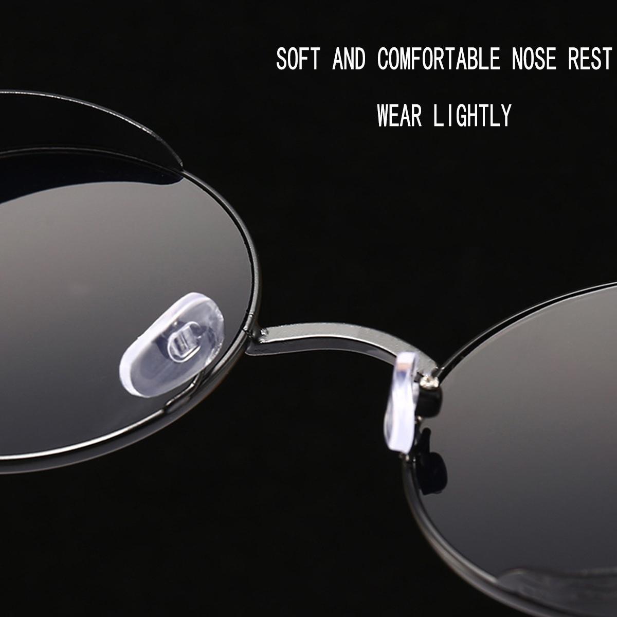 Retro Punk Round Sunglasses for Men & Women, Vintage Gothic Reflective Shades with Side Shield Detail, UV400 Protection for Streetwear & Everyday Wear