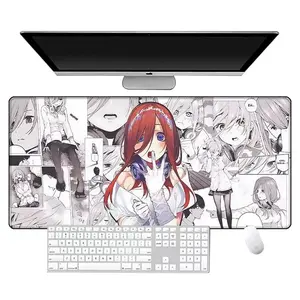 The Quintessential Quintuplets Custom-Shaped Sublimation Computer Mouse Pad - Anti-Slip Smooth Surface, Ideal Gaming Desk Mat for PC Keyboard, Anime Themed Gift, Custom-Shaped Mouse Pads