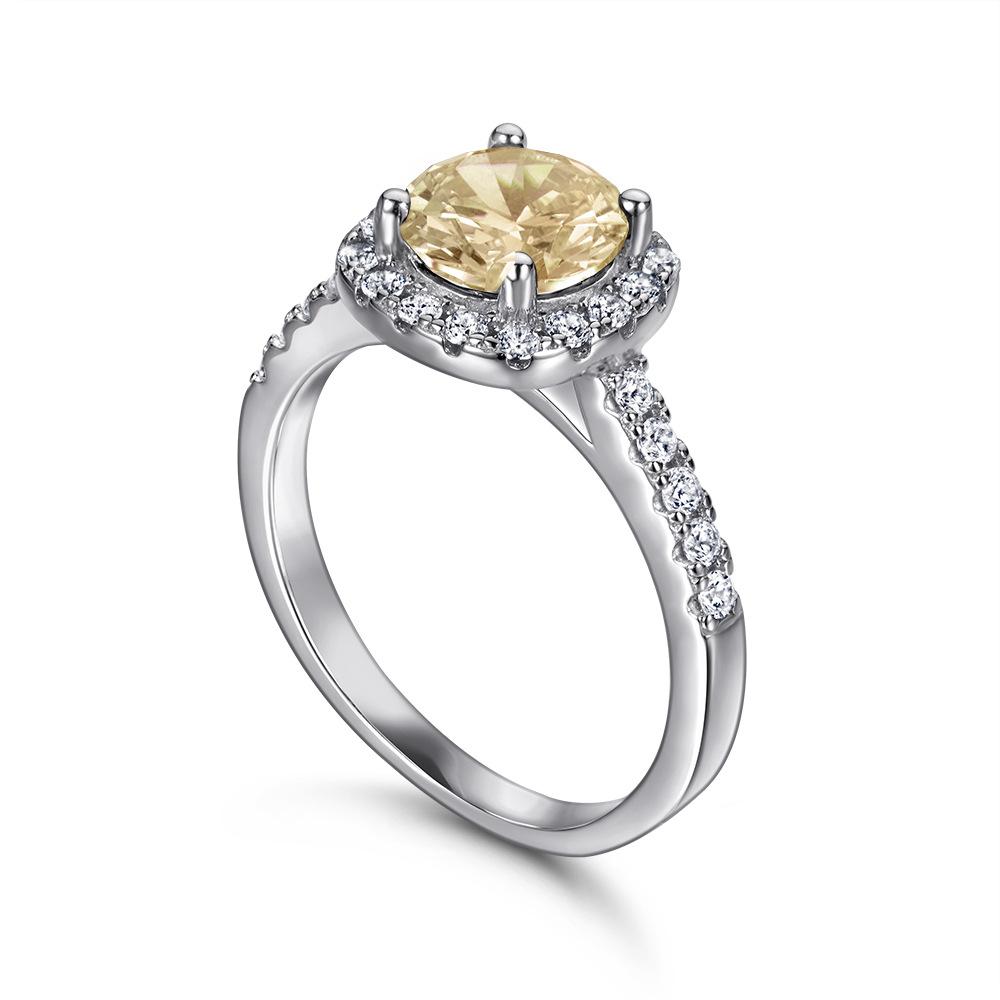 A large gemstone ring set with opal, emerald, ruby, garnet, sapphire, topaz, and crystal colored stones, crafted from s925 sterling silver, suitable for gifting, holidays, balls, and parties