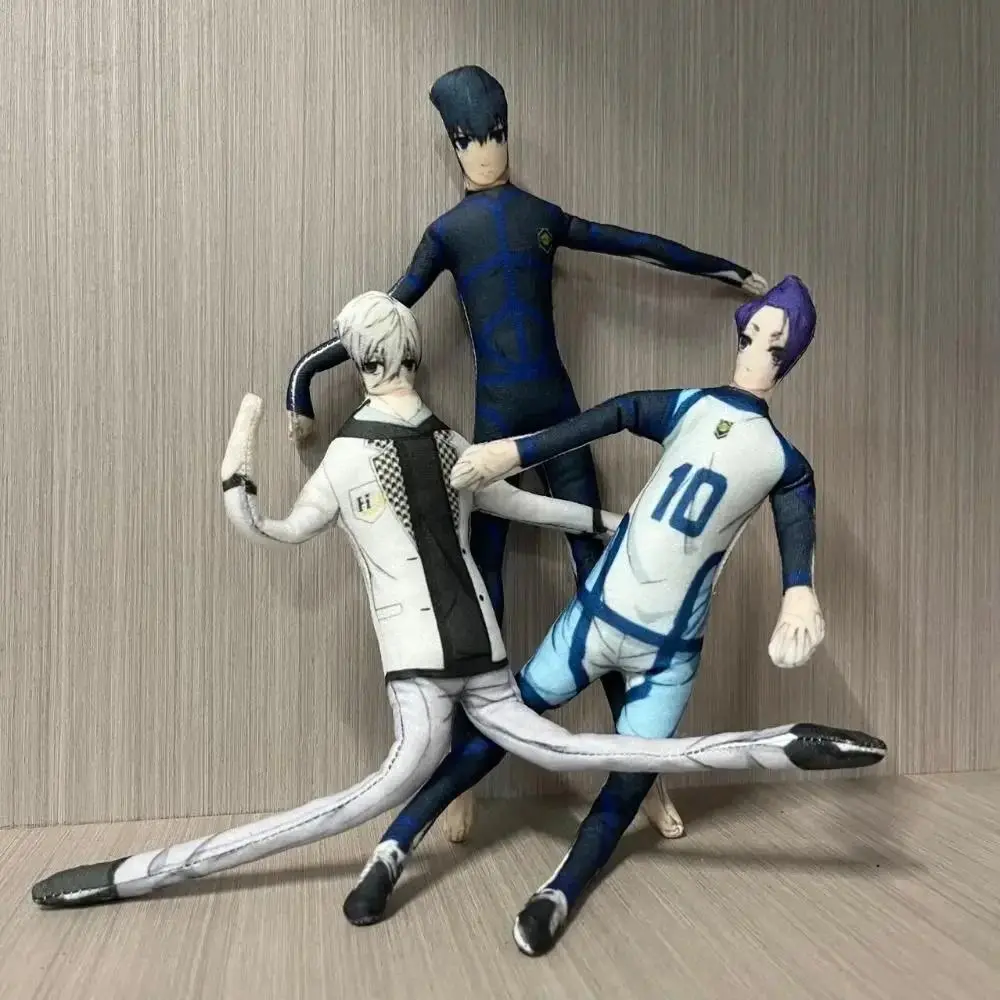 Nagi Seishiro Blue Lock Twistable Shape Chigiri Hyoma Isagi Yoichi Stuffed Cotton Dolls Anime Peripheral Bachira Meguru Doll