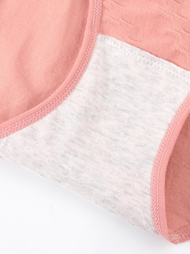 Women's 4pcs Solid Color Panty, Seamless Breathable Fit Knicker for Everyday Wear, Underwear for Women, Women Comfy Underwear, Women's Underwear for All Seasons