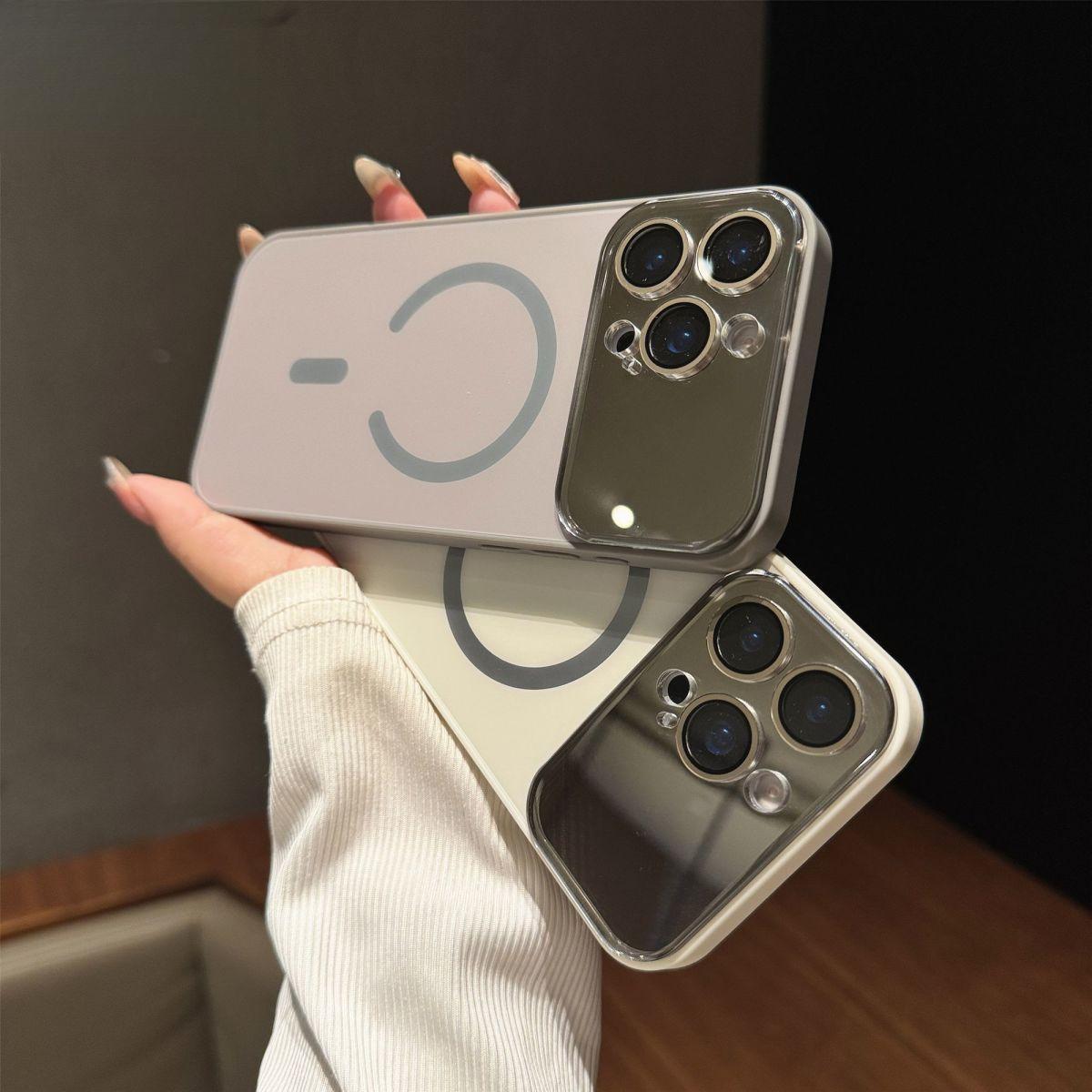 Slim Matte Magnetic Protective Case, Anti-Drop Cover with Integrated Lens and Screen Protector for iPhone 13 to 17 Series