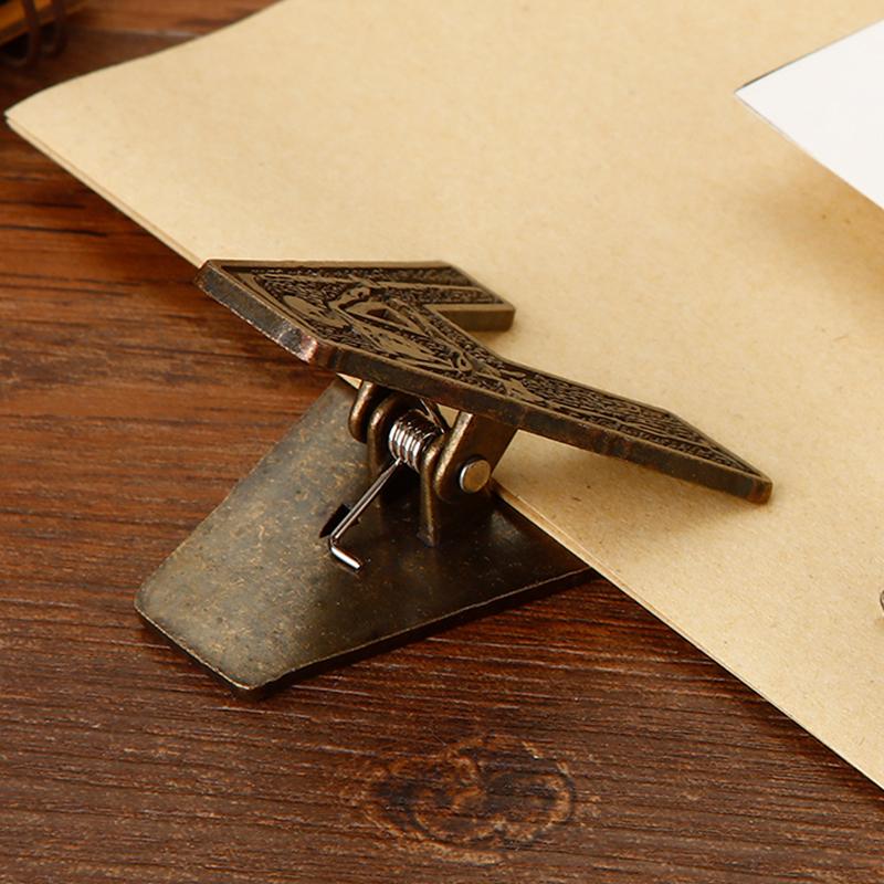 English Alphabet Binder Clips Bill Binder Clip Foldback Notes Letter File Paper Clip Binding Securing Clip for Office School