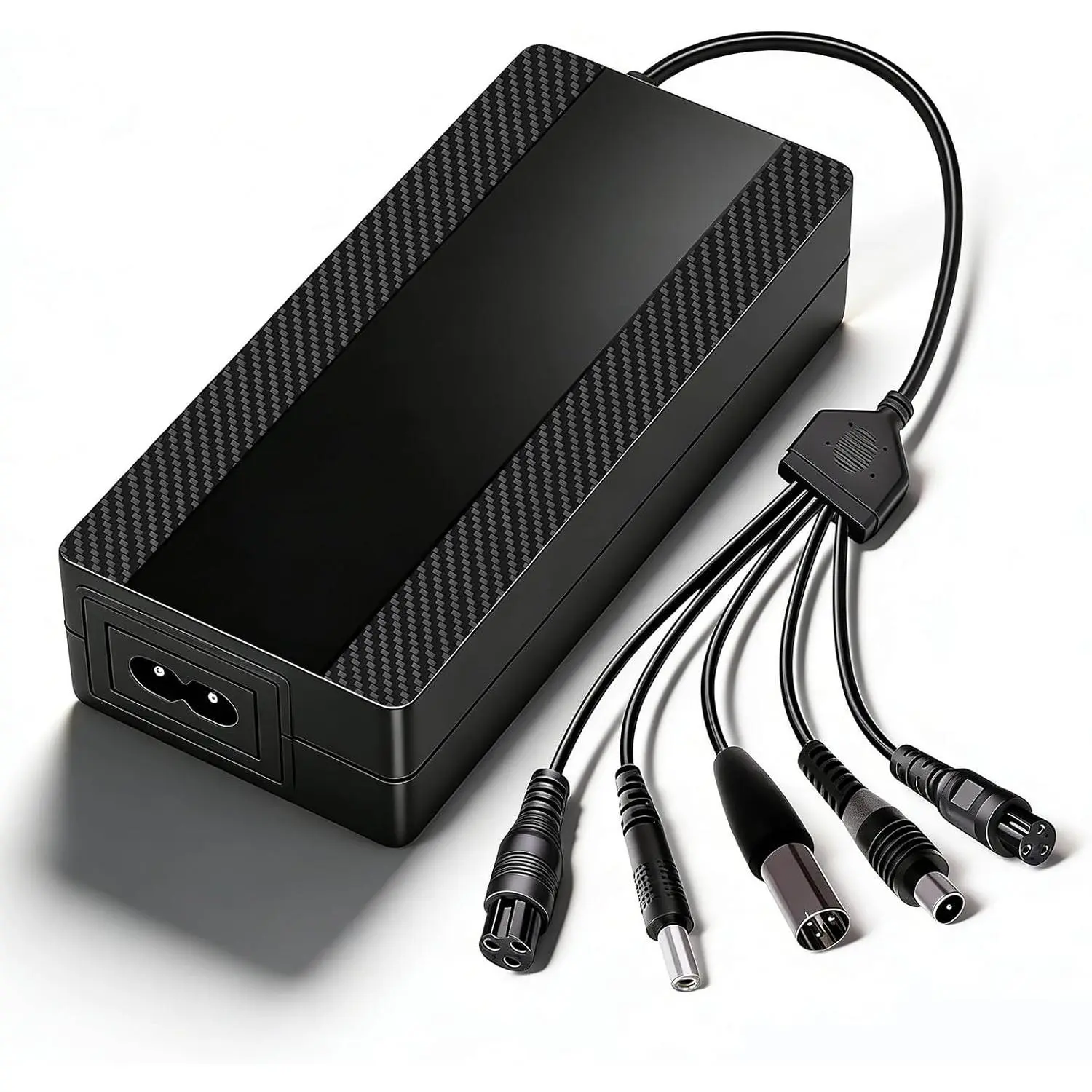 54.6V 1.6A Lithium Battery Charger for 48V (13S) Battery Systems, 5-in-1 Plug Smart Ebike Charger for Gotrax, Jetson, Razor, Swagtron, Bird, Segway,UL Certified