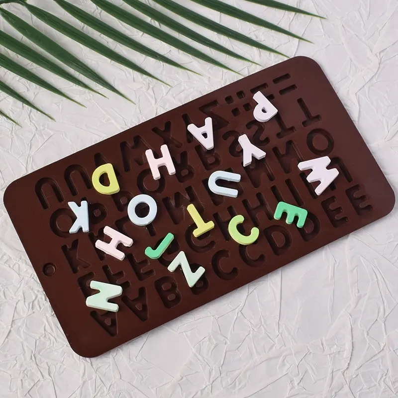 Silicone Cake Mold Alphabet Molds, Baking Tool for Creative Desserts, Durable Silicone Material, Perfect for Home & Professional Use