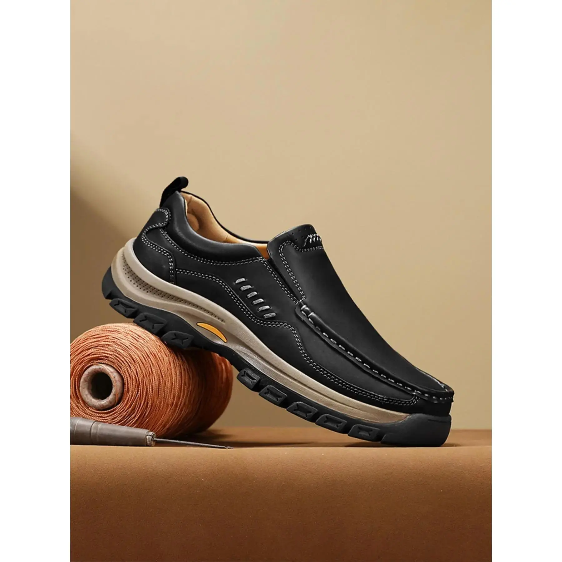 Men's Casual Plain Color Loafers, Affordable Loafers, Durable Casual Shoes, Business Casual Shoes, Fashionable Comfortable Non-slip Slip-on Shoes for Daily Wear, Casual Trendy Shoes for Office & Outdoor Sports, Boy