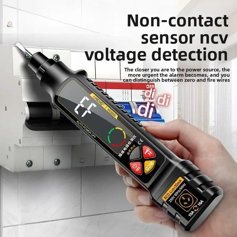 Intelligent tester pen induction pen electrical socket tester leakage detection voltage check line on-off tester pen