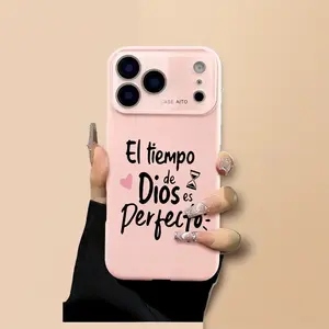 God's Timing Is Perfect Spanish Inspirational Quote Phone Case - Waterproof, Full Camera Lens Protection, Anti-Drop, Shockproof, Durable Cover For iPhone 11-17 By LUMN Studio