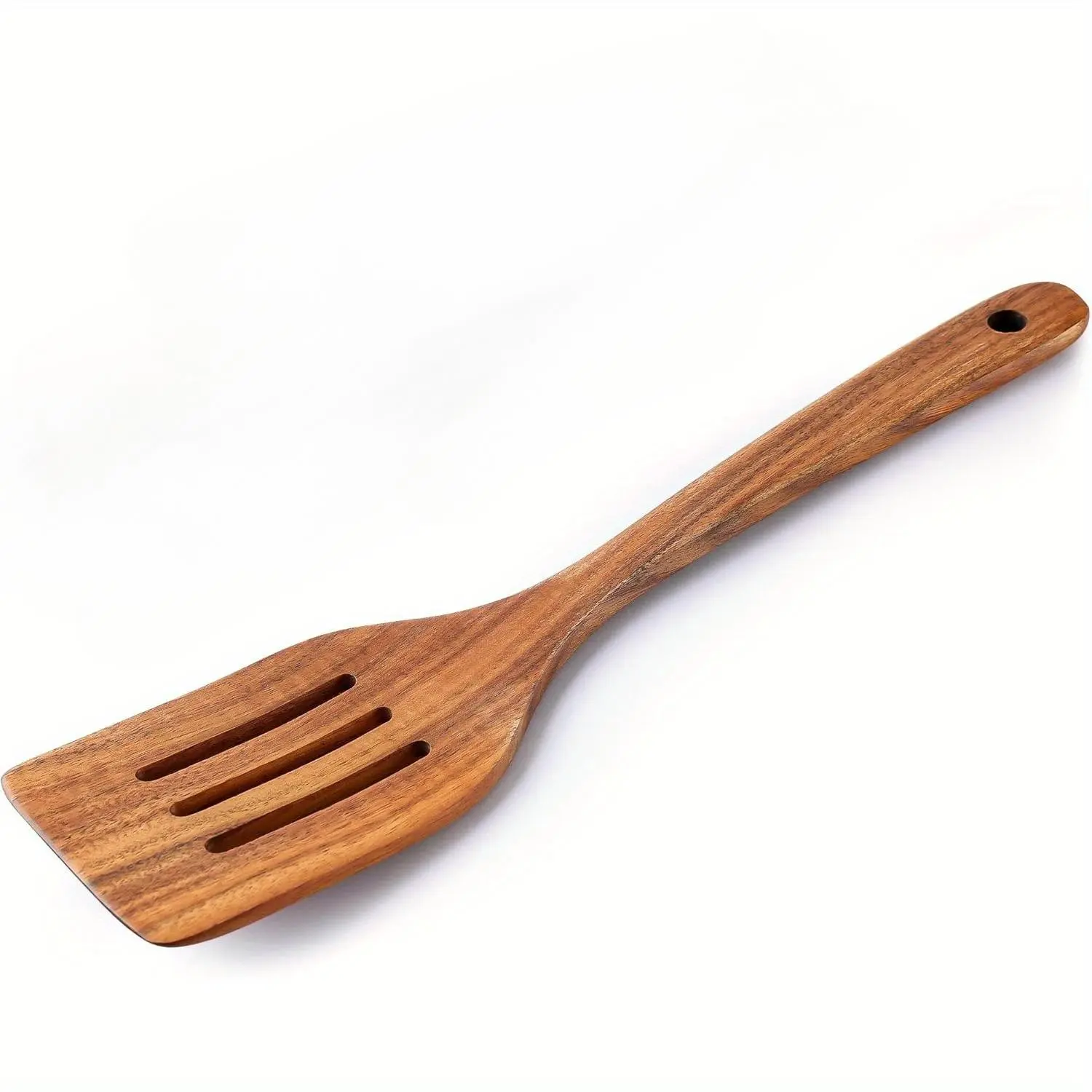 Kitchen Premium Large Teak Wooden Spoon for Cooking - Durable Wooden Cooking Utensil, Perfect Wooden Kitchen Utensil Set Addition, Smooth Finish Teak Spoon, Non-Stick Wooden Spoon