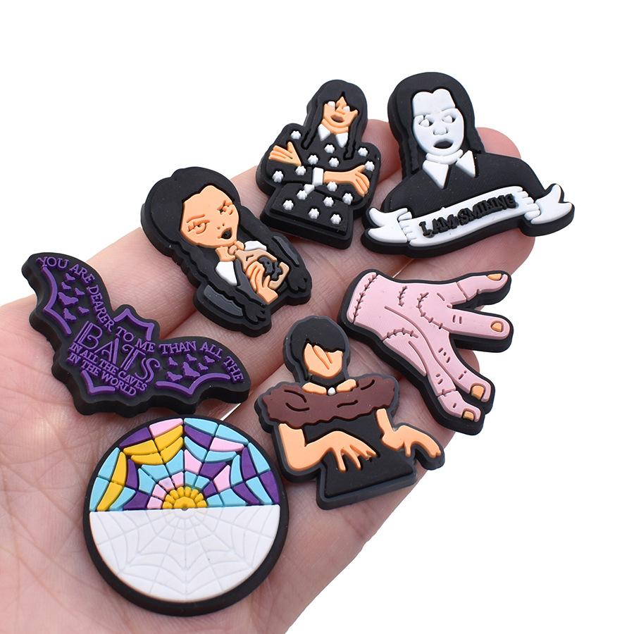 Halloween cartoon DIY accessory small flat decoration PVC soft adhesive patch decoration