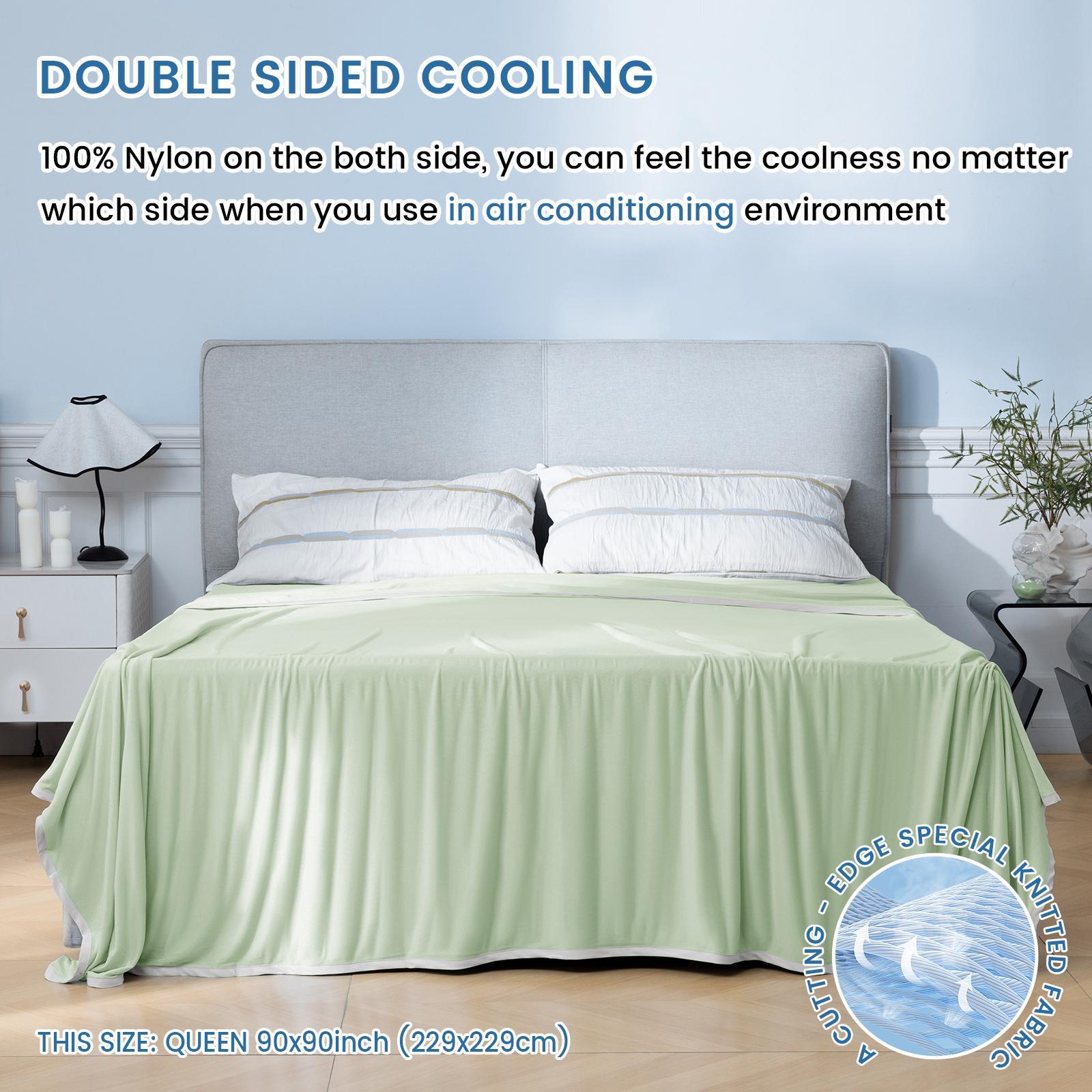 Summer Cooling Blanket, Machine Washable Blanket, Cold Air Conditioning Nylon Blanket, Lightweight Breathable Soft Cooling Smooth Blankets for Sleeping, Cozy Room Accessories, Mother's Day Gifts, Bedroom Accessories #GLOBAL PICKS