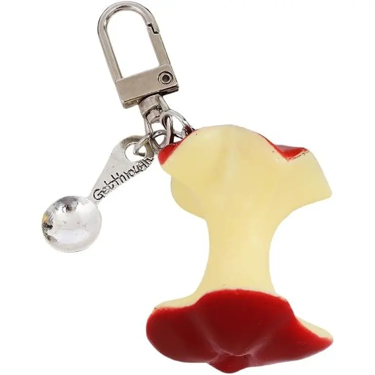 HSYHERE Plastic Mini Simulated Food Fruit Shrimp Keychain - Split Ring Pendant, Interesting Creative Stylish Car Interior Decoration Accessory for Men, Pvc