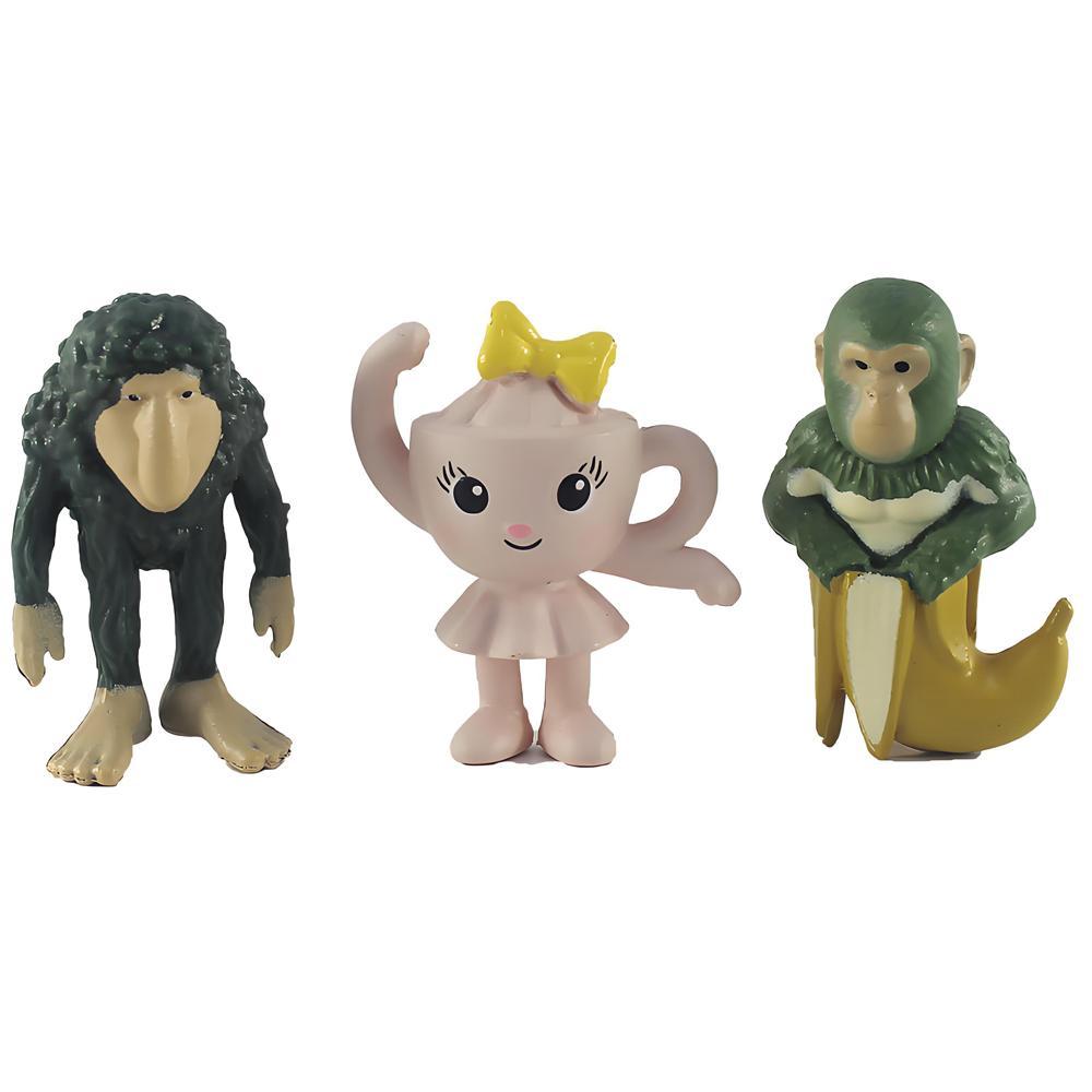 24pcs/set Italian Brainrot Tung Tung Sahur Shark Tralalero Tralala Action Figures Bombardiro Crocodilo Shimpanzini Bananini Toy