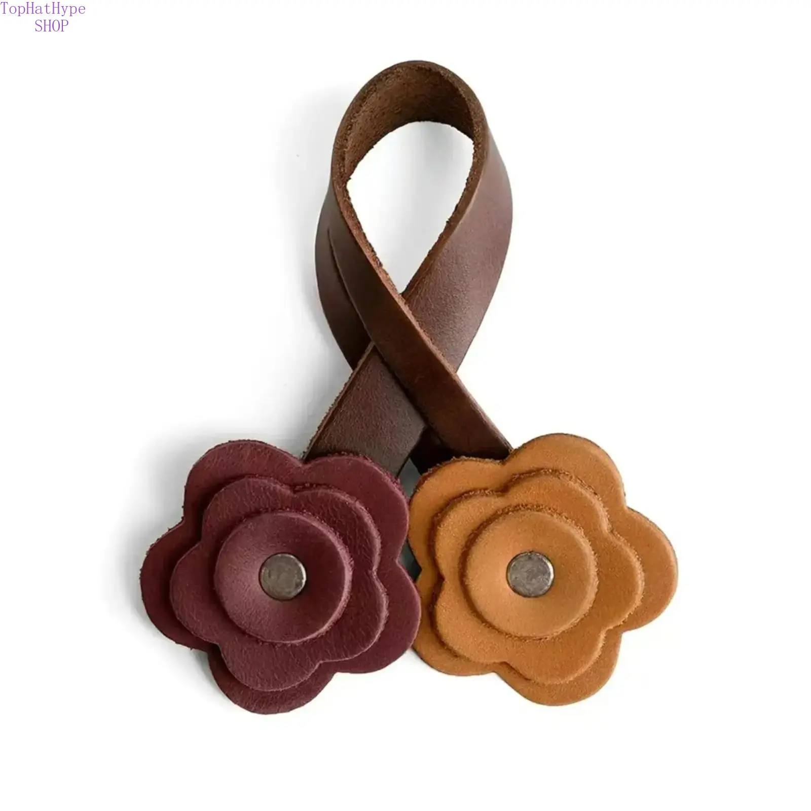 Elegant Rose Flower Leather Bag Charm for Women - Cute Decorative Handbag Accessory for Totes and Backpacks, Sweet Gift Idea, Backpack, Cute Charms, Stylish Backpack Charm