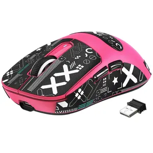 ATTACK SHARK X3 Wireless Gaming Mouse, 49g Ergonomic Computer Mouse, Triple Modes PAW3395 26K DPI Optical Sensor, 200h Battery Life, Programmable Buttons, Gaming Accessories, Gaming Equipment for PC/Laptop/Mac