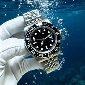 Timeless Waterproof GMT Diver Watch Designed for Frequent Cross-Timezone Travelers