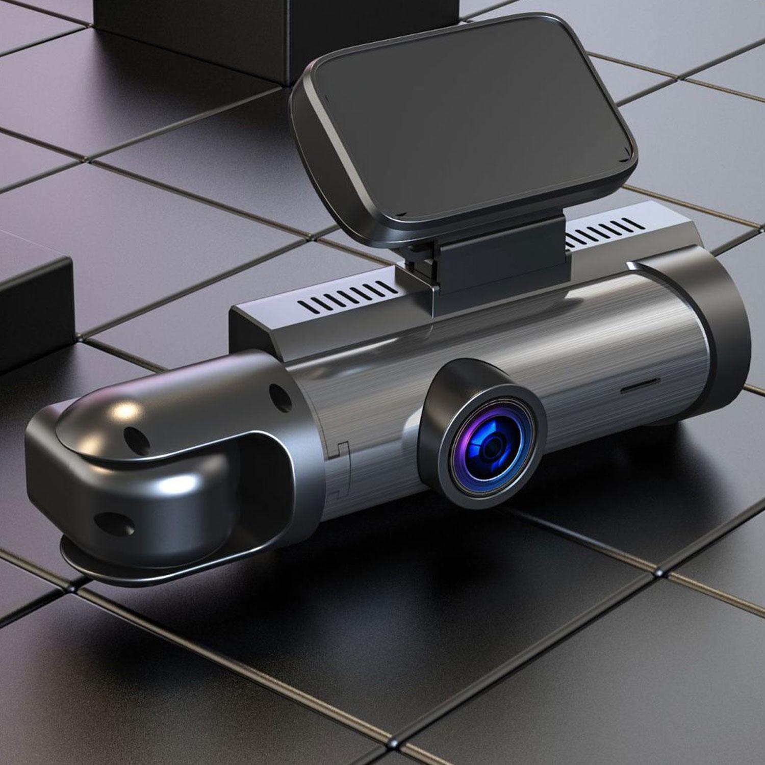 1080P Front & Interior Dual Recording Dash Camera, HD Car DVR with IR Night Vision, 3.16-Inch IPS Screen and Wide-Angle Video Surveillance, Automotive DVR Camera