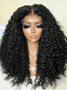 26-Inch Long Lace Wig, Curly Baby Hair Pre-Styled, 180% Density, Heat Resistant, Natural Hairline, Daily Wear, No Glue
