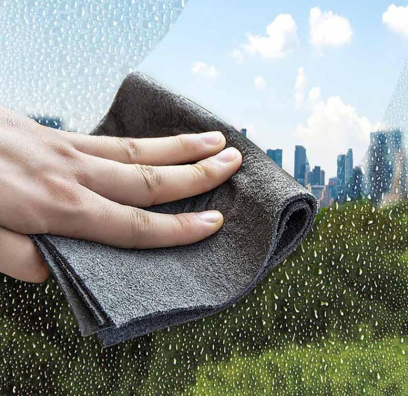 10 Counts Thickened Magic Cleaning Cloth, Reusable Microfiber Magical Cleaning Rags, Wiping things cleaner, Microfiber Cleaning Cloth for Window, Mirror and Cars 20*25CM