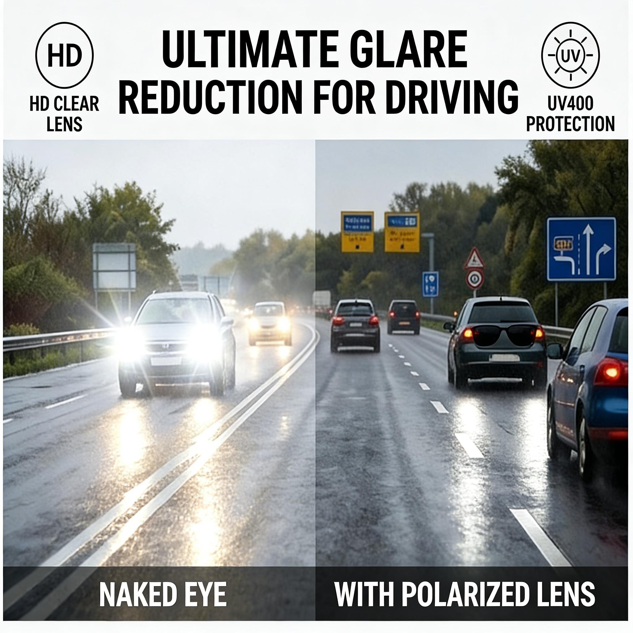 Women's Oversized Square Fit Over Polarized Sunglasses, 2026 New Trendy Fashion Style, UV400 Protection Driving Glasses