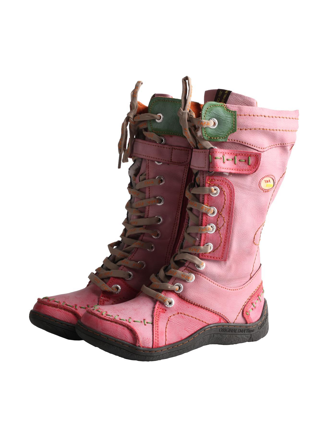 Women's Street Trend Y2k Patchwork Design Mid-calf Boots, 1 Pair Casual Comfortable Fluffy Lined Boots, Chic Colorful  Cowboy Boots  for Fall & Winter