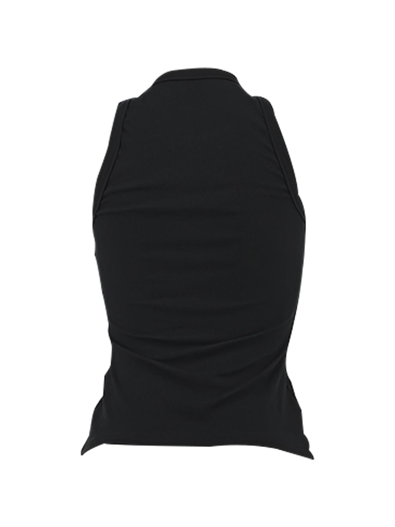 Women's Solid Ribbed Tank Top, Casual Sleeveless Round Neck Top for Daily Wear, Ladies Clothes for All Seasons, Casual Comfy Vest