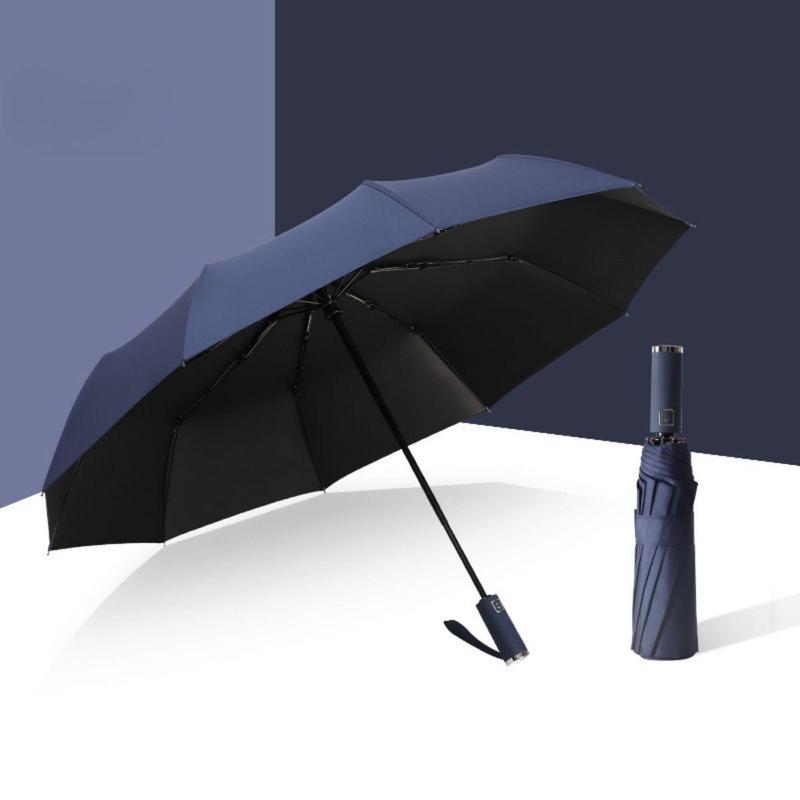 Automatic Opening & Closing Folding Umbrella, 1 Count Portable Windproof Umbrella, Rainproof Large UV Protective Umbrella for Outdoor Travel, Lightweight Foldable Umbrella